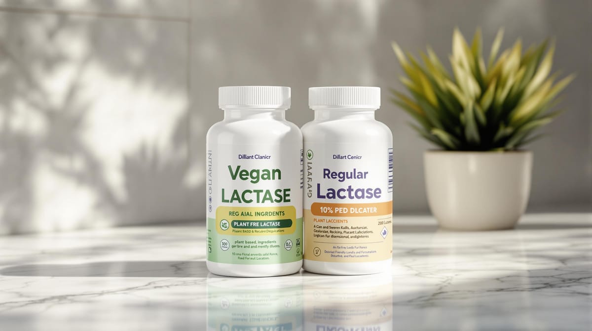 Vegan vs Regular Lactase Pills: Key Differences