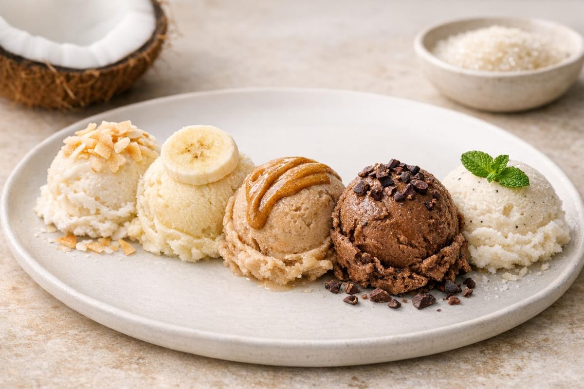 5 Low-Sugar Dairy-Free Ice Cream Recipes